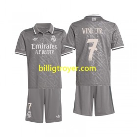 Billige Fotballdrakter Real Madrid Vini JR. 7 Barn Tredjedraktsett 2024/25 Kortermet